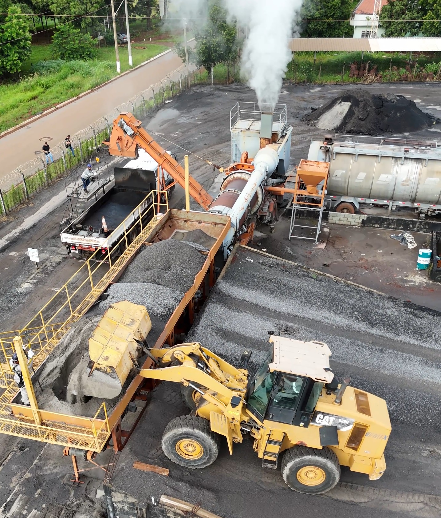 Usina de Asfalto CGPM em operação